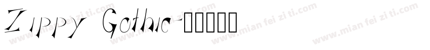 Zippy Gothic字体转换